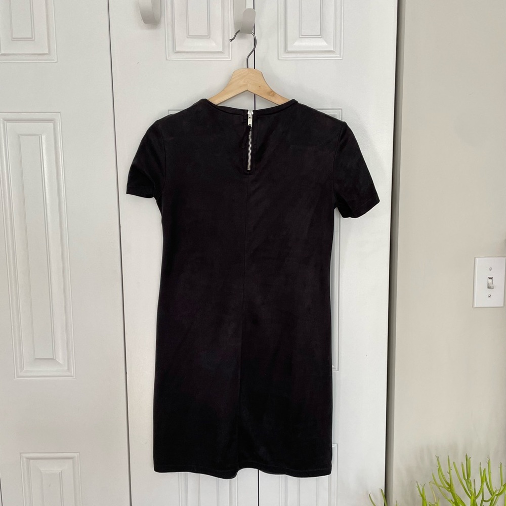 Zara Faux Suede Mini Dress - Picture 3 of 4